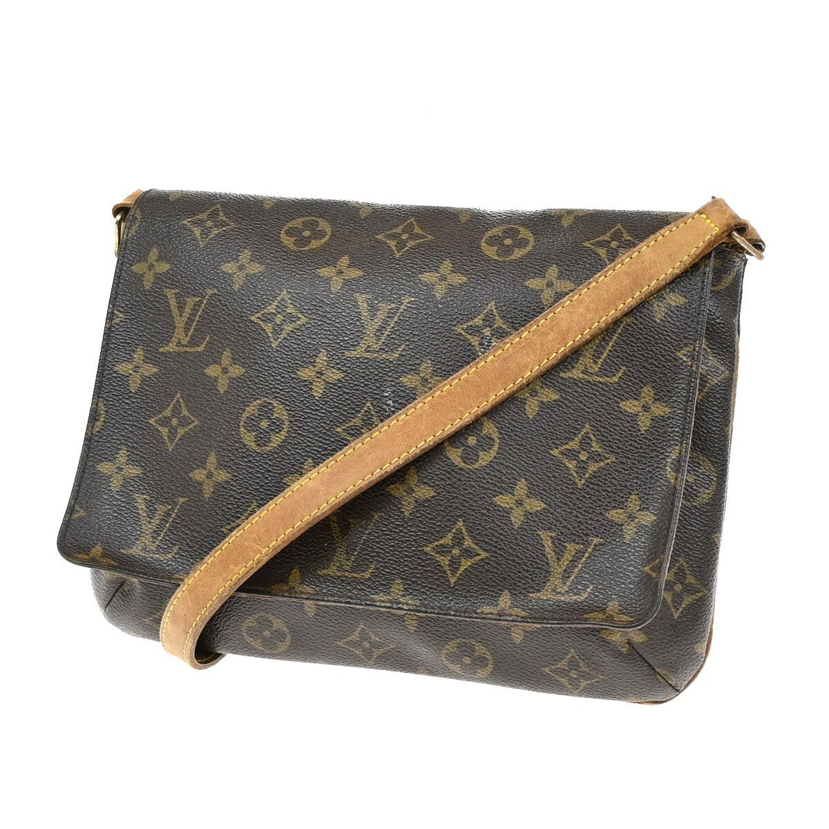 LOUIS VUITTON Musette Tango Long Shoulder Bag Monogram Leather BN M51388 36EE159