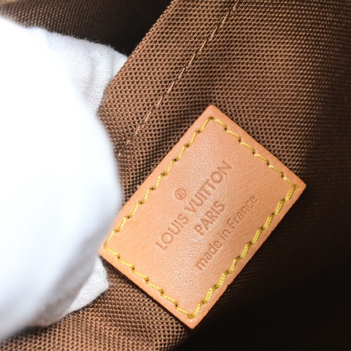 LOUIS VUITTON Thames GM Hobo Shoulder Bag Monogram Leather Brown M56383 667RF199