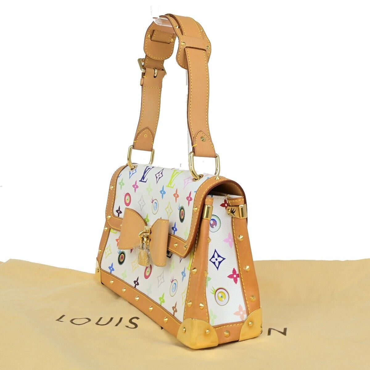 LOUIS VUITTON Eye Love Sac Rabat Shoulder Bag Monogram Multi WE M92055 865RK665