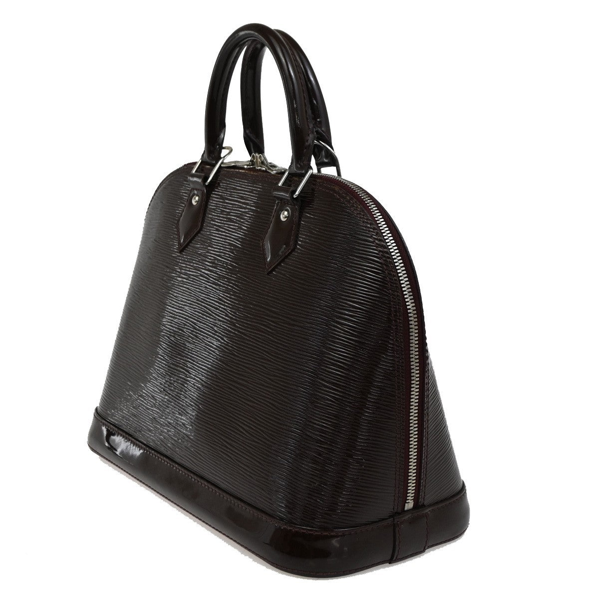 LOUIS VUITTON LV Alma PM Hand Bag Epi Electric Prune Wine Red SHW M40453 75YH856