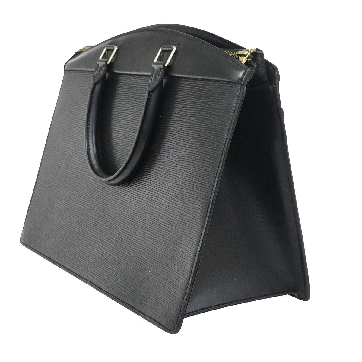 LOUIS VUITTON LV Logo Riviera Hand Bag Epi Leather Black France M48182 33KD051