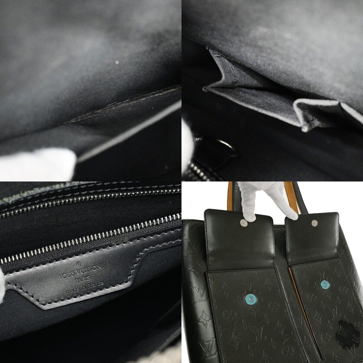 LOUIS VUITTON Willwood Shoulder Bag Monogram mat Leather Gray M55105 88YH093
