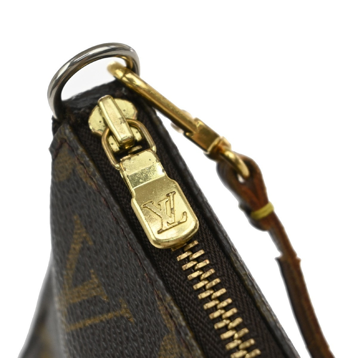 LOUIS VUITTON Pochette Accessoires Hand Bag Monogram Leather BN M51980 38EF857