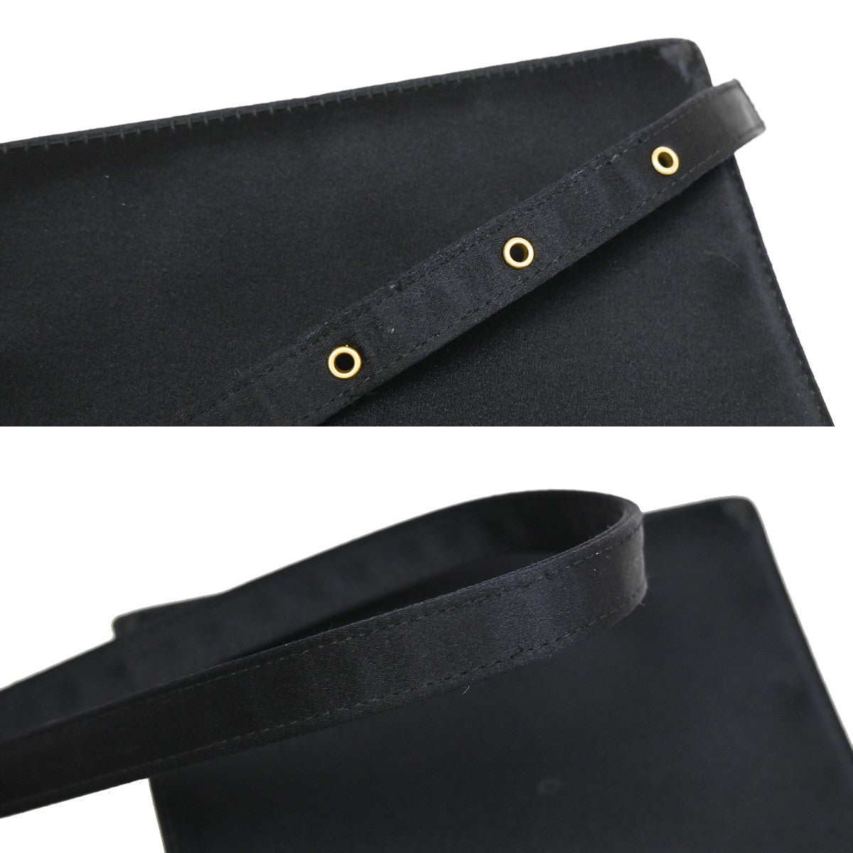 SALVATORE FERRAGAMO Vara Mini 2Way Shoulder Hand Bag Satin Leather BK 67YH627