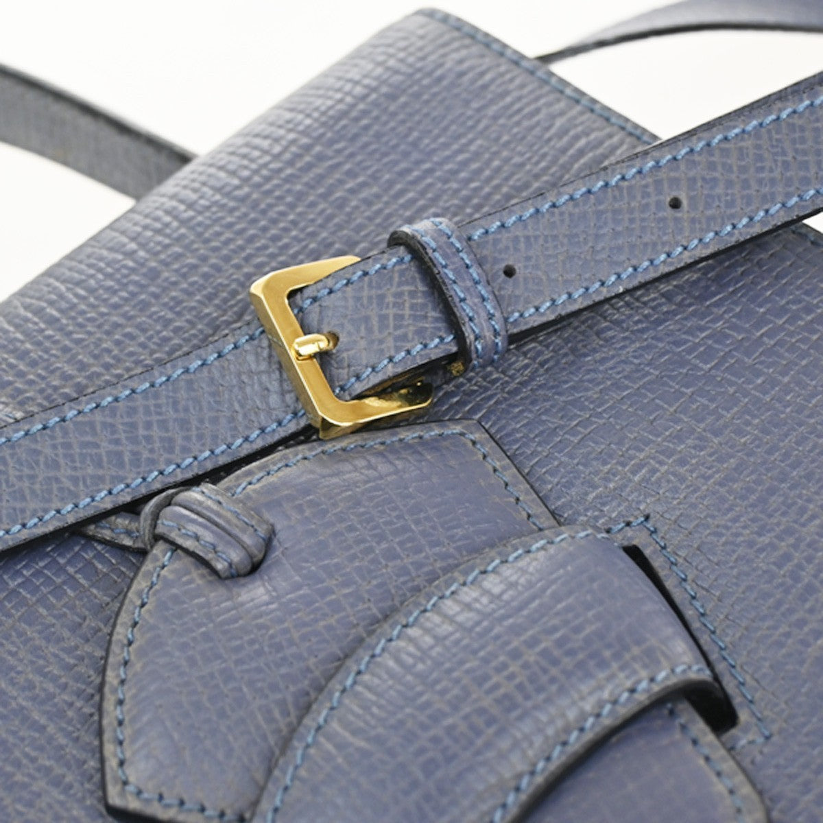 LOEWE Logo Barcelona 2Way Shoulder Bag Embossing Leather Purple GHW 16RL508