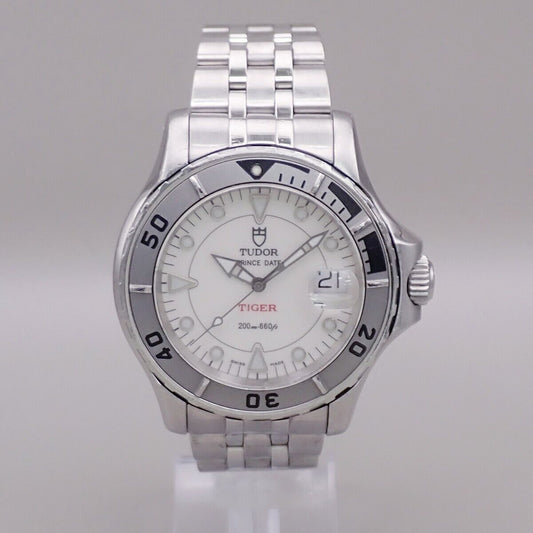TUDOR Prince Date Hydronaut TIGER 40mm Watch Stainless Steel Ref.89190 620RK951