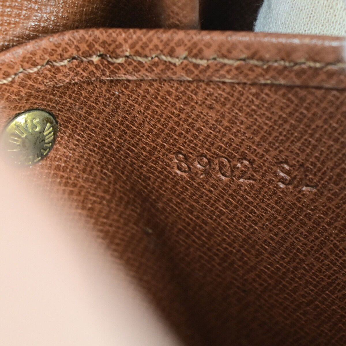 LOUIS VUITTON Cartouchiere MM Shoulder Bag Monogram Leather Brown M51253 68YF331