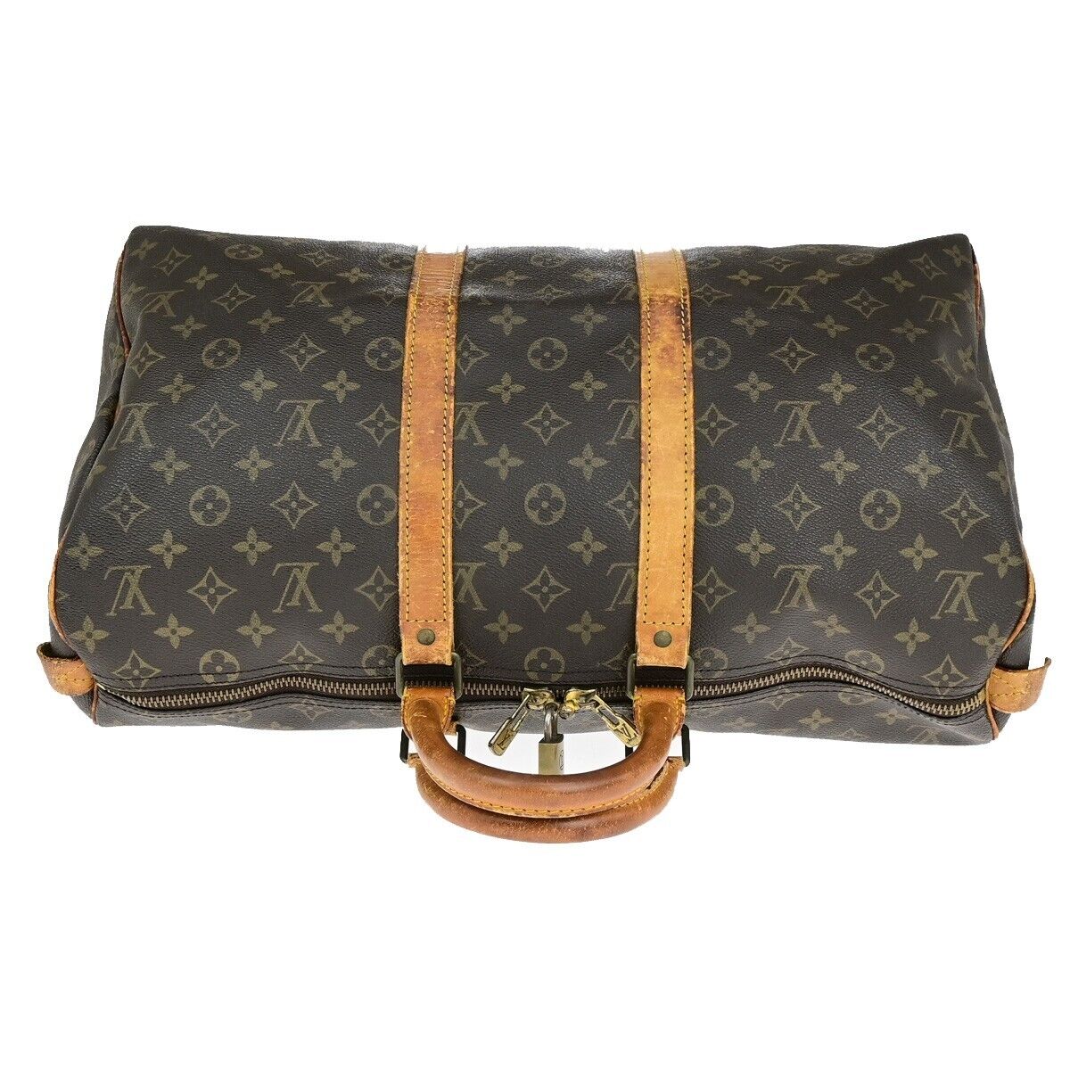 LOUIS VUITTON Keepall 45 Travel Hand Bag Monogram Leather Brown M41428 30ED017