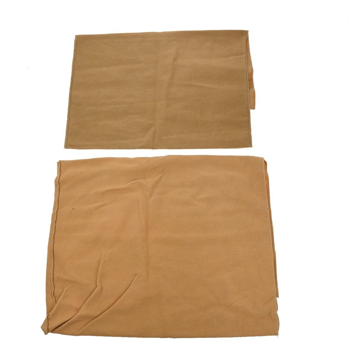 LOUIS VUITTON Logo 10 Set Dust Bag Drawstring Canvas Cotton Beige Brown 01KB886