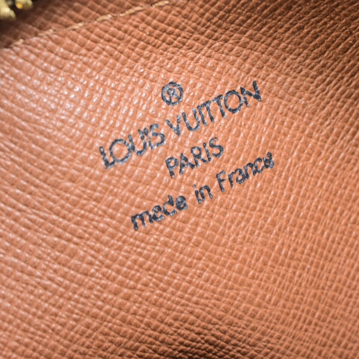LOUIS VUITTON Logo PAPILLON 30 Hand Bag Monogram Leather Brown M51365 16SH956