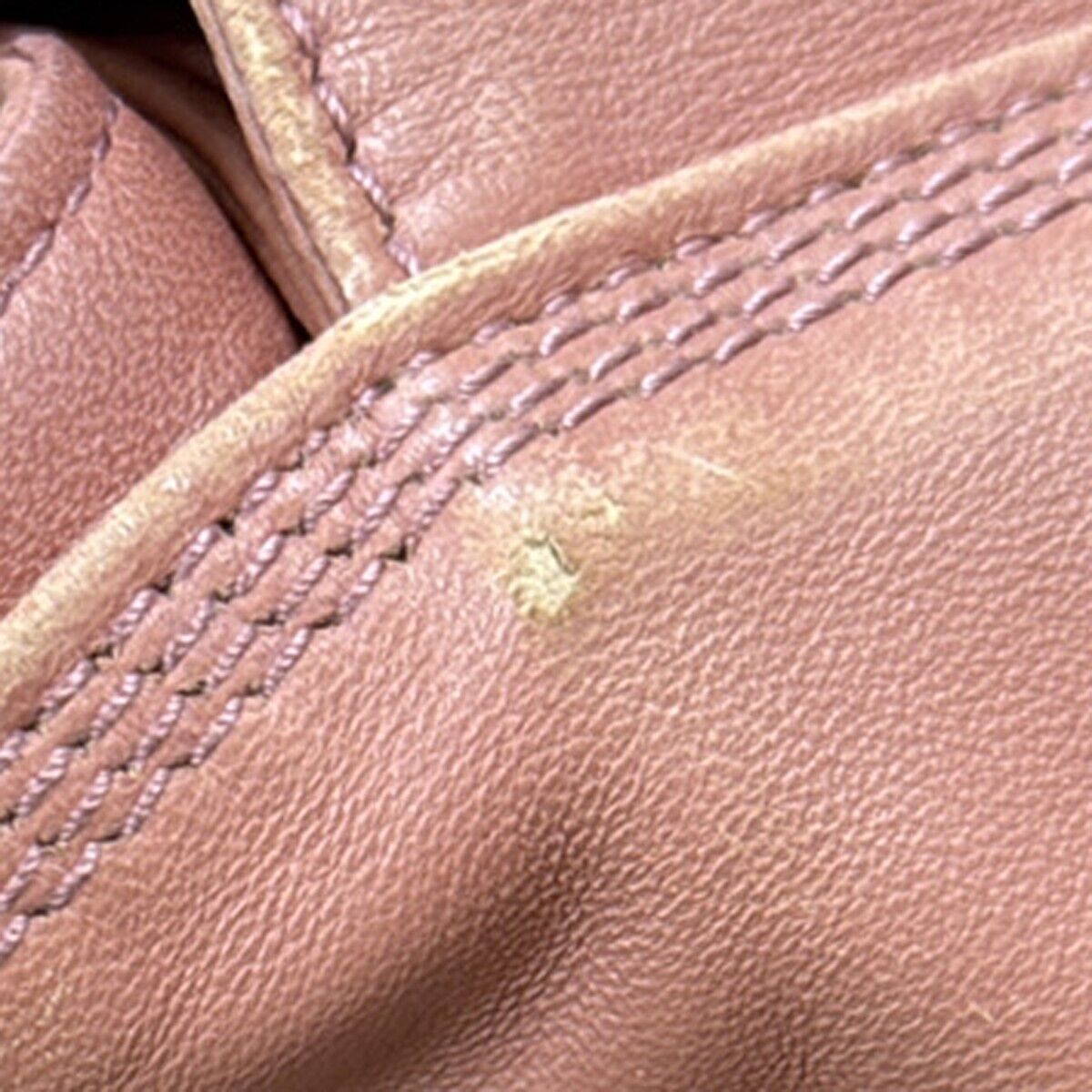 LOEWE Anagram Logos Nappa Aire Hand Bag Leather Pink Made in Spain 62FB185