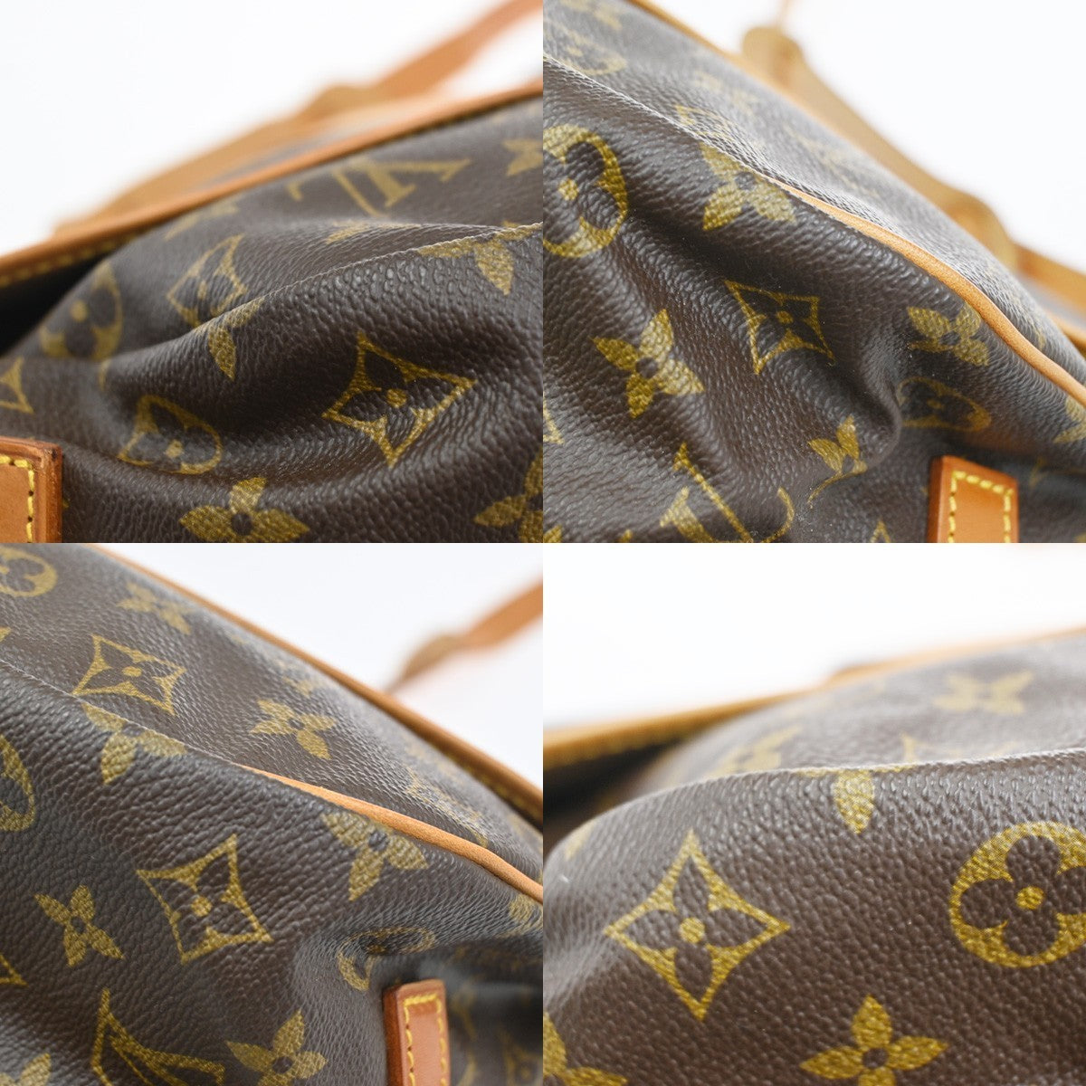 LOUIS VUITTON Saumur 35 Shoulder Bag Monogram Leather BN France M42254 15KC498