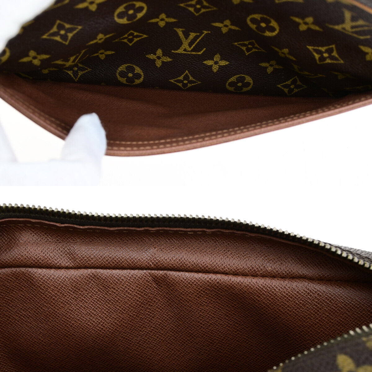 LOUIS VUITTON Trocadero 27 Shoulder Bag Monogram Leather Brown M51274 99SJ108