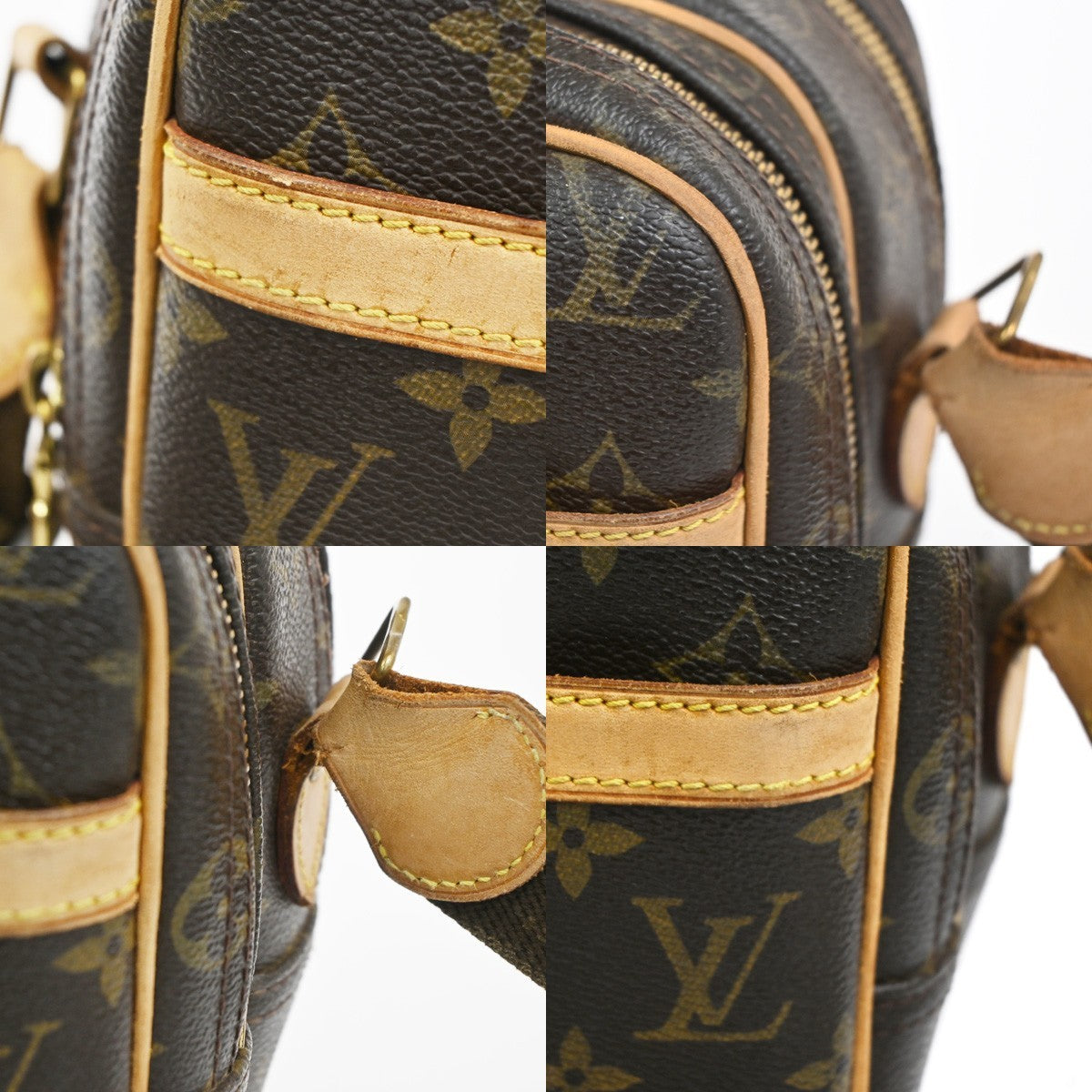 LOUIS VUITTON Reporter Crossbody Shoulder Bag Monogram Leather BN M45254 70CA919