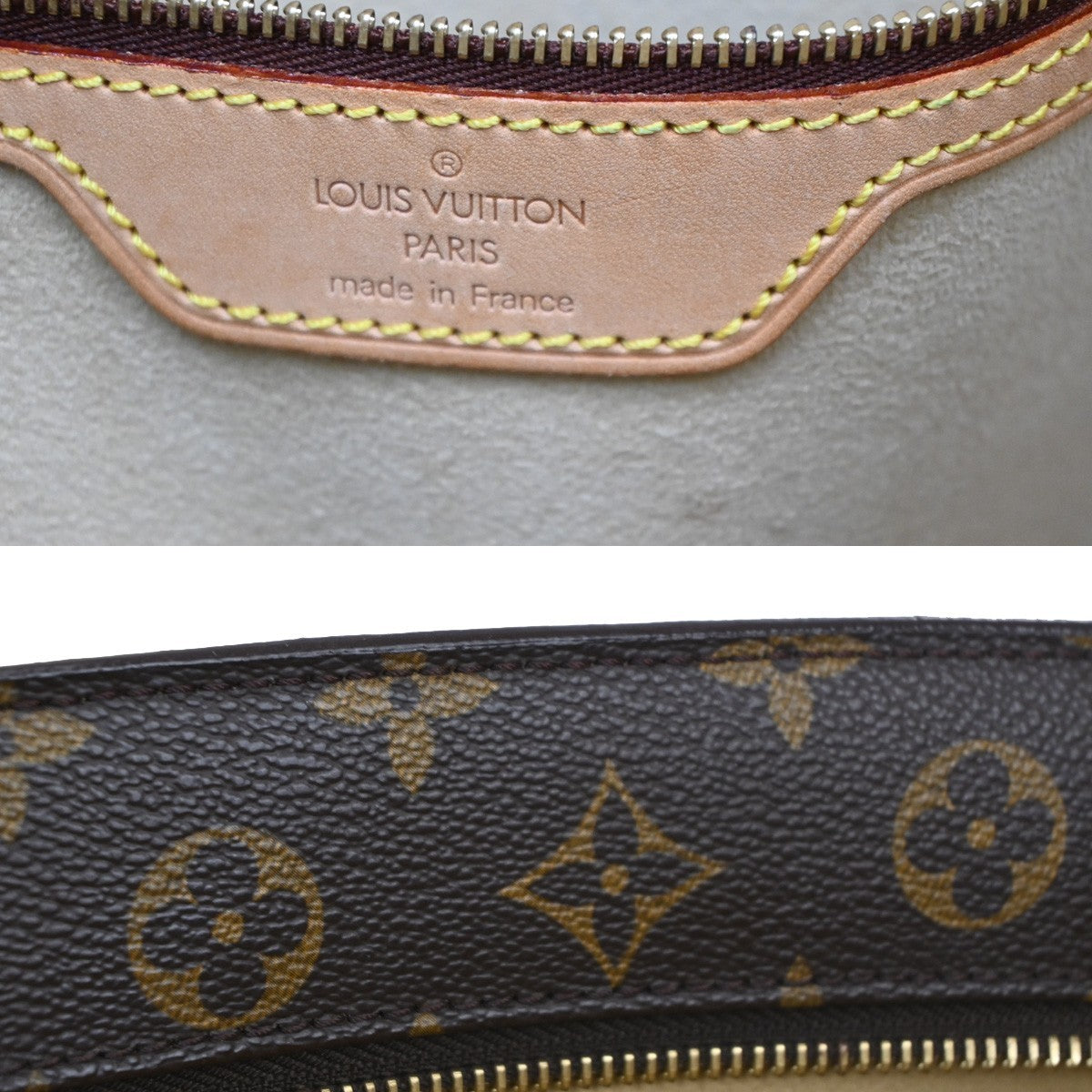 LOUIS VUITTON BABYLONE Shoulder Bag Monogram Leather Brown France M51102 11CB062