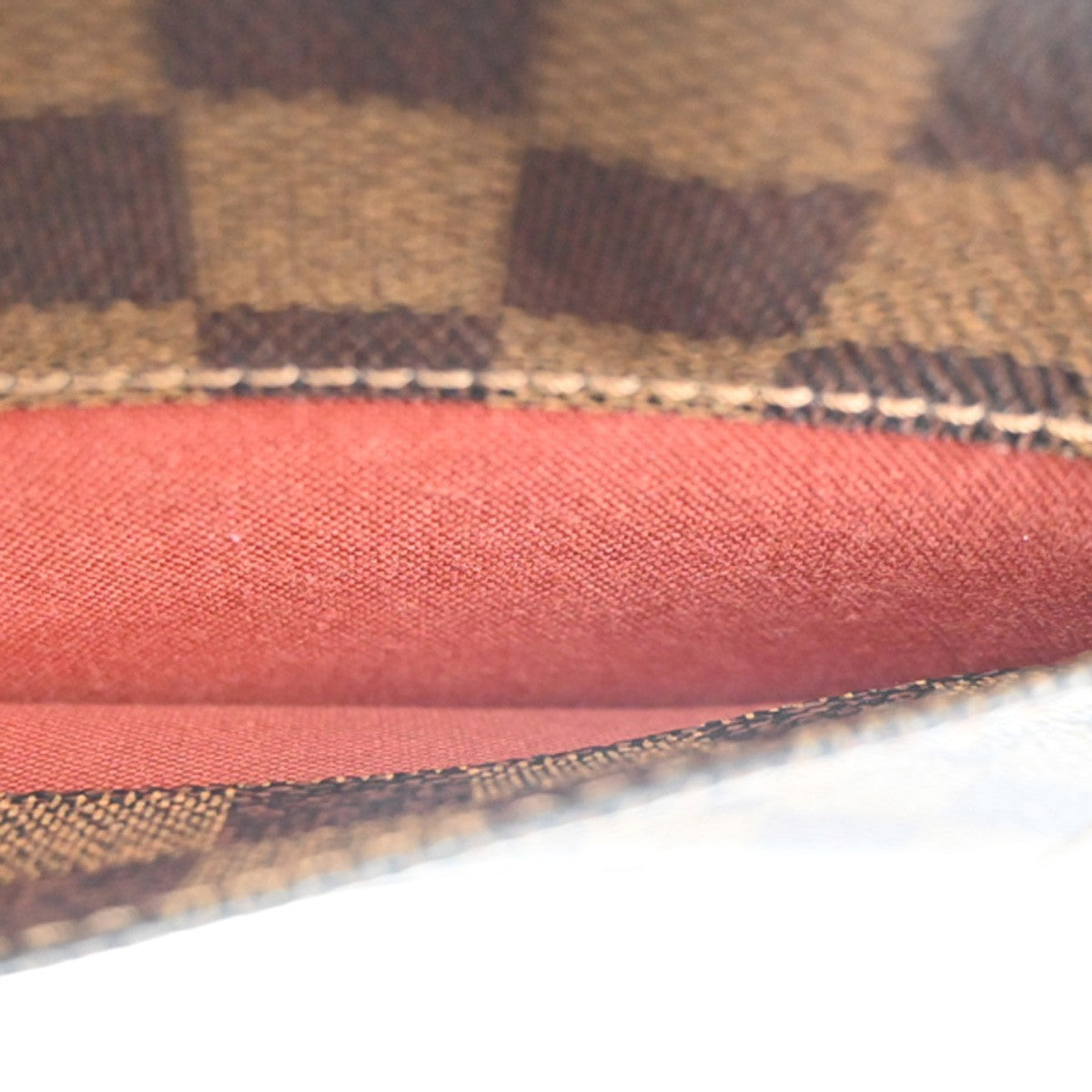 LOUIS VUITTON Portobello Shoulder Bag Damier Leather Brown N45271 72CB058
