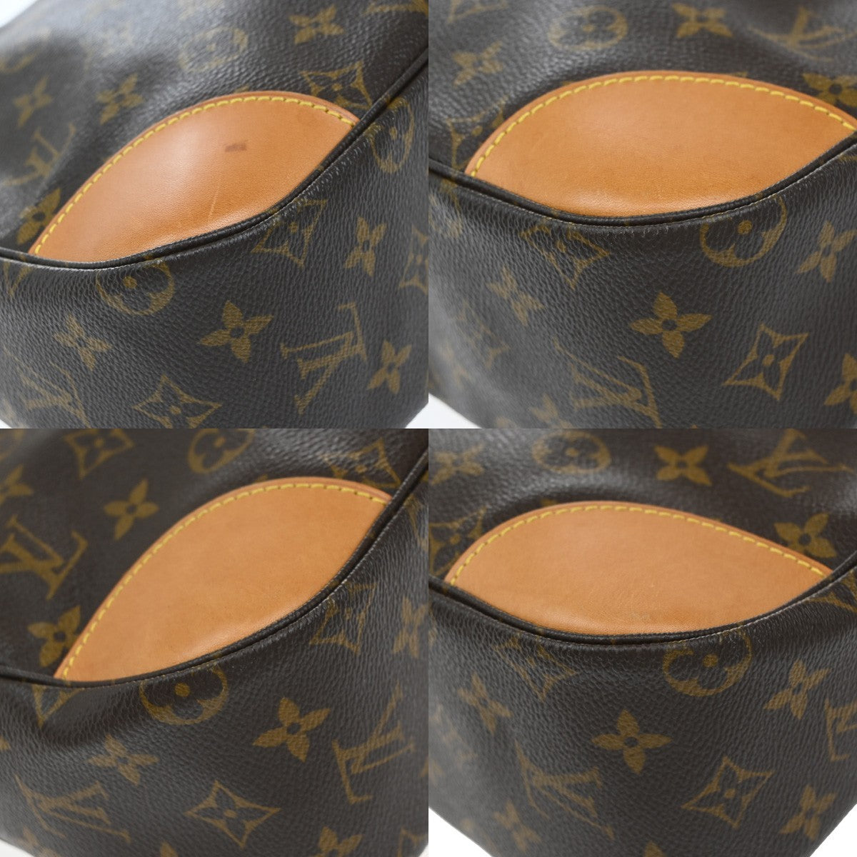 LOUIS VUITTON Boulogne 30 Shoulder Bag Monogram Leather Brown M51265 18KP009