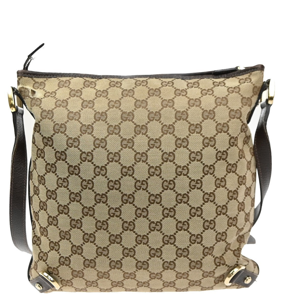 GUCCI Logo Abbey GG Pattern Shoulder Bag Canvas Leather BN BE GHW Italy 05MA666