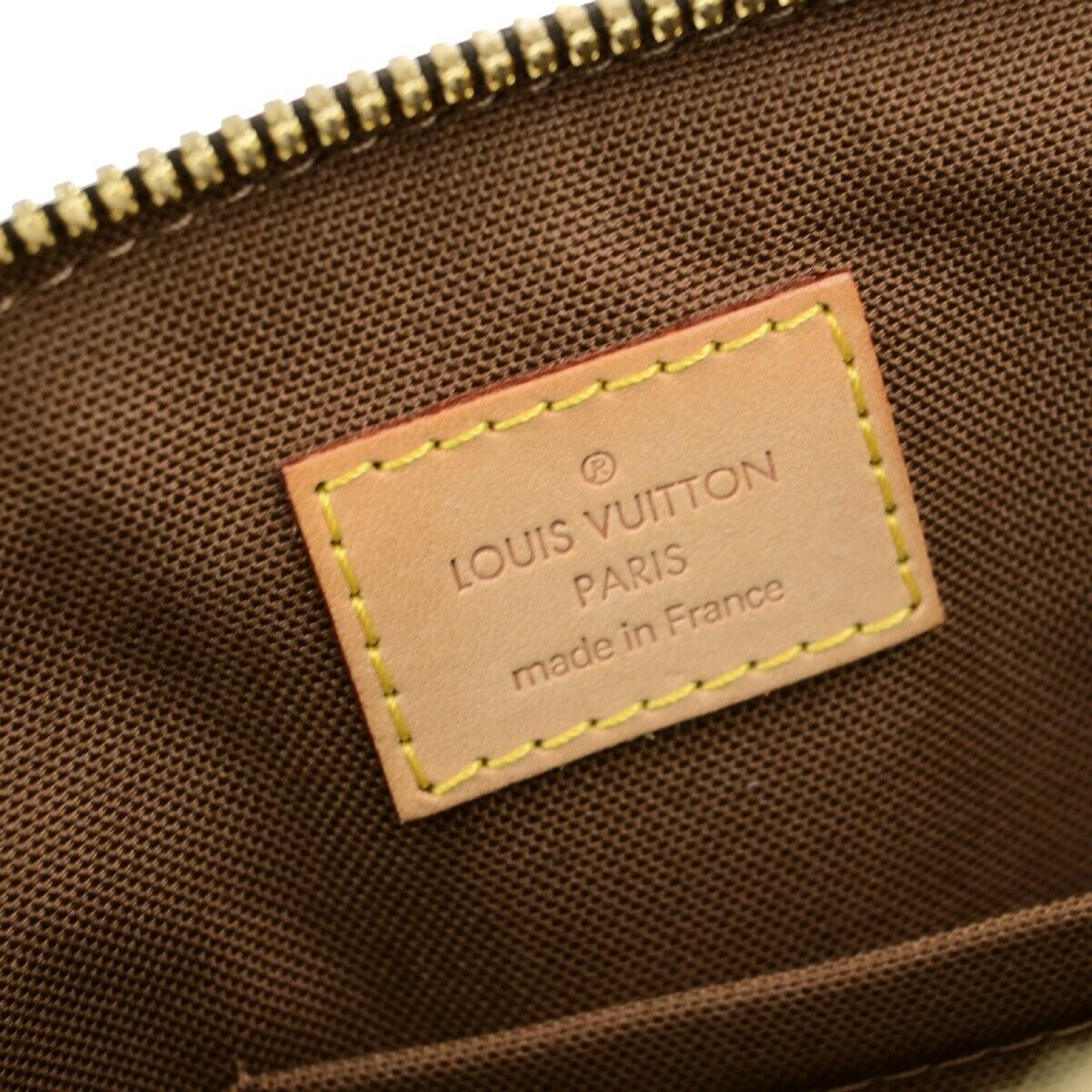 LOUIS VUITTON Tivoli PM Hand Bag Monogram Leather Brown France M40143 667RK709