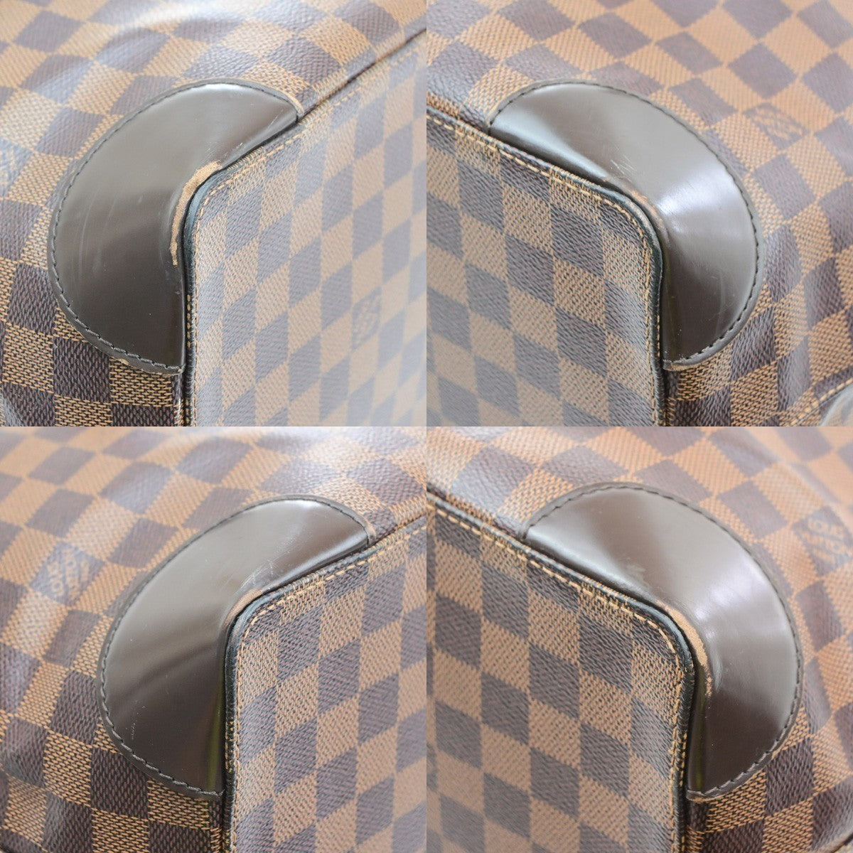 LOUIS VUITLOUIS VUITTON Hampstead MM Shoulder Bag Damier Leather N51204 15MA696