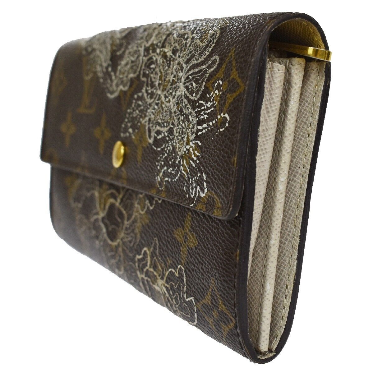 LOUIS VUITTON Portefeuille Sarah Long Wallet Monogram Dantelle BN M95390 30YD070