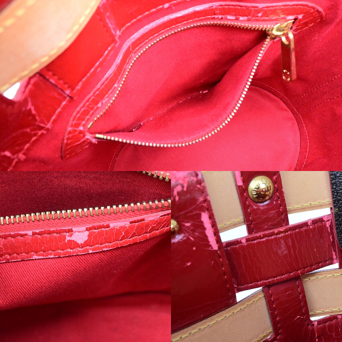 LOUIS VUITTON Neo Bucket Shoulder Bag Monogram Ruby Leather BN RD M95613 81YG627