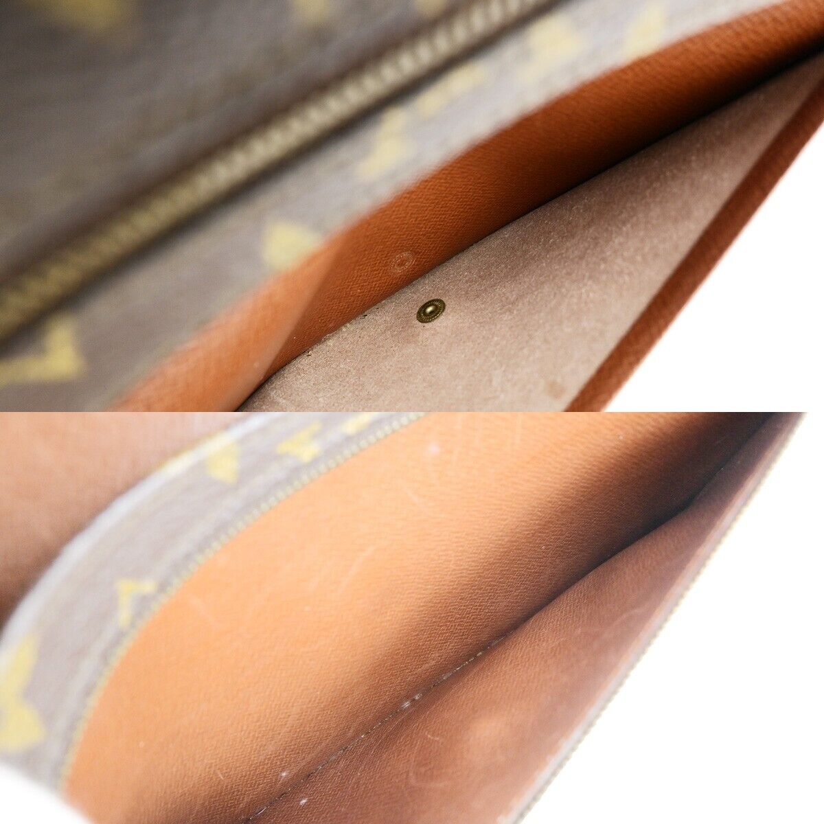 LOUIS VUITTON Pochette Rabat 20 Clutch Hand Bag Monogram Leather M51934 61EC909