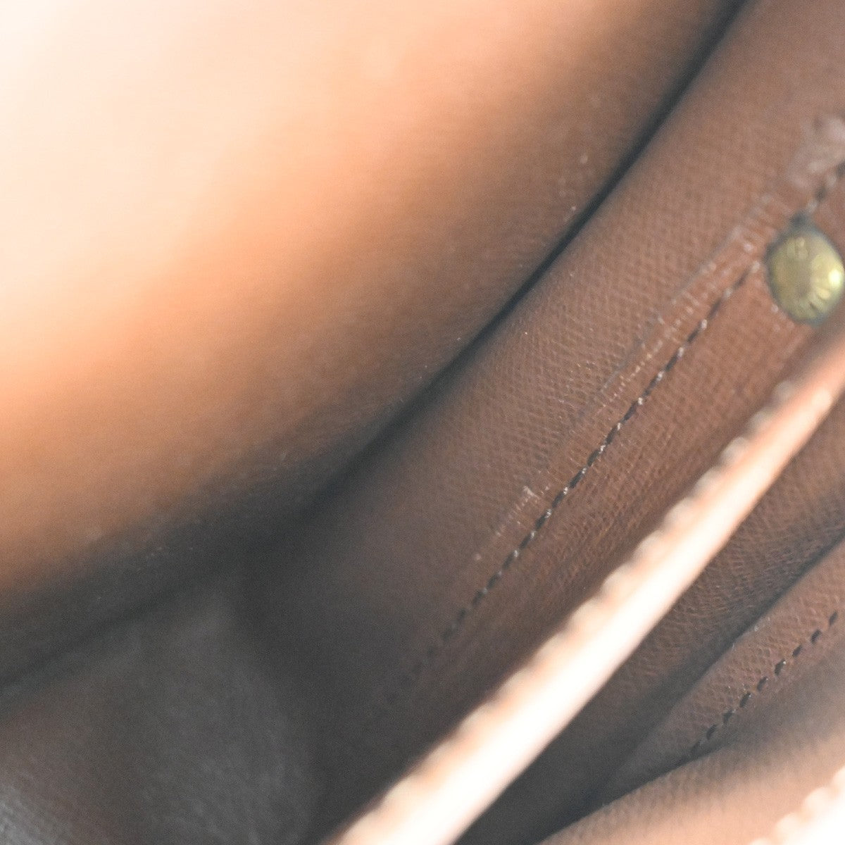 LOUIS VUITTON Cartouchiere MM Shoulder Bag Monogram Leather Brown M51253 35CA973