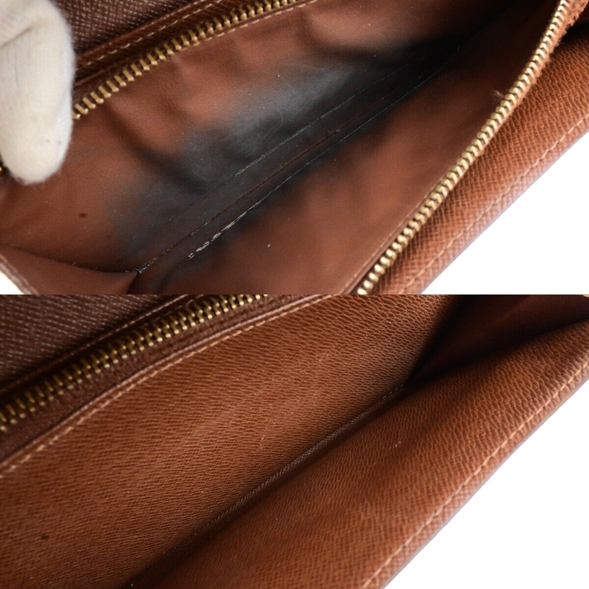 LOUIS VUITTON Logo Portefeuille Sarah Long Wallet Monogram Brown M61734 01ED338