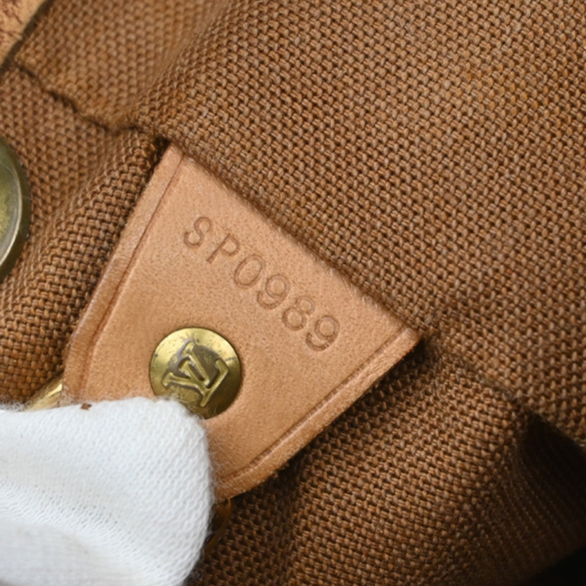 LOUIS VUITTON Montsouris MM Backpack Bag Monogram Leather Brown M51136 86MA643