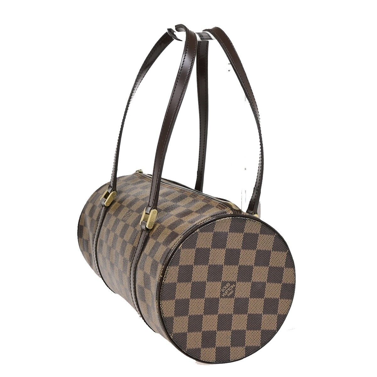 LOUIS VUITTON Papillon GM Hand Bag Damier Ebene Leather Brown N51303 72FA971