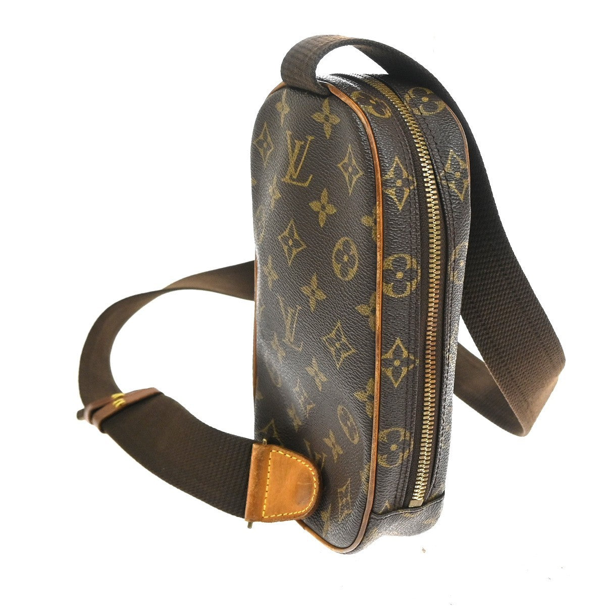 LOUIS VUITTON Pochette Gange Shoulder Bag Monogram Brown Spain M51870 18KC875