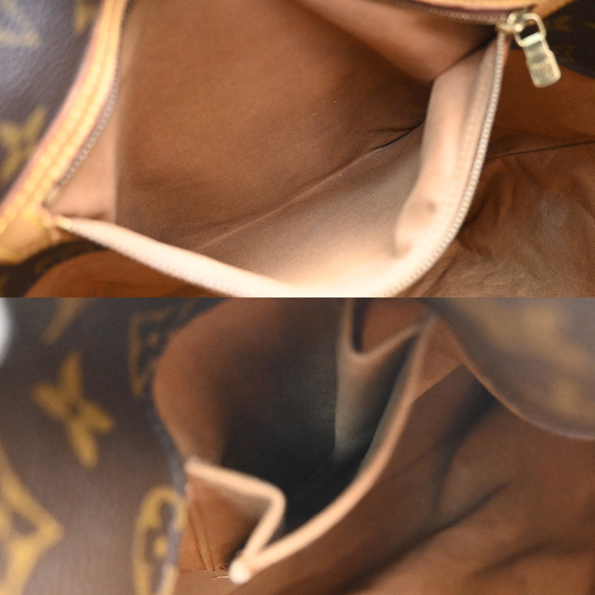 LOUIS VUITTON Cabas Alto Shoulder Bag Monogram Leather Brown M51152  70YJ153