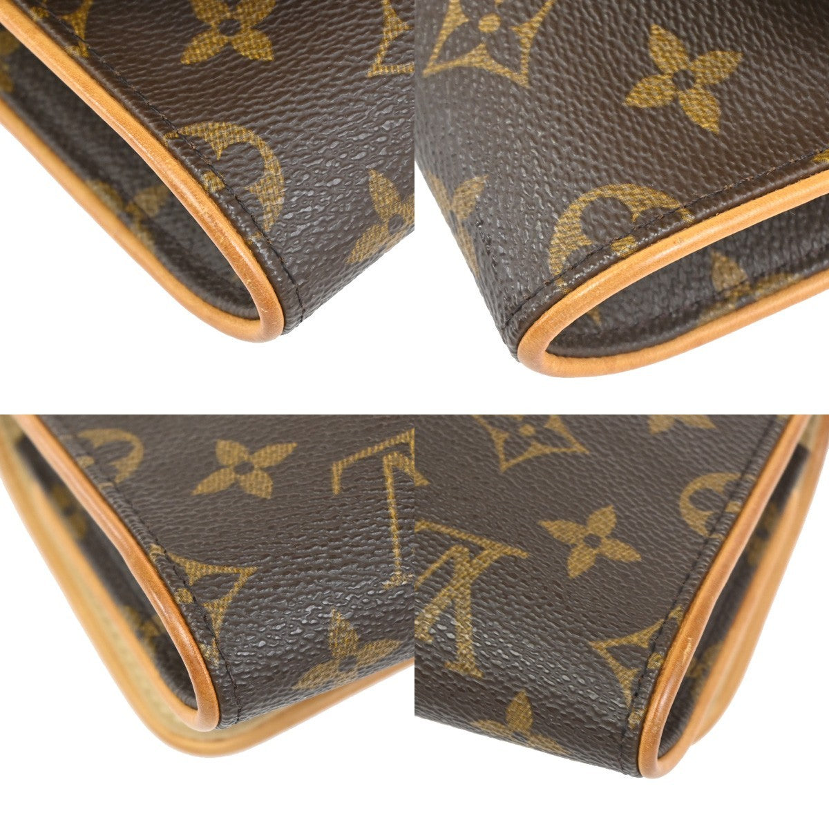 LOUIS VUITTON Pochette Twin GM 2Way Shoulder Bag Monogram Brown M51852 84TA638