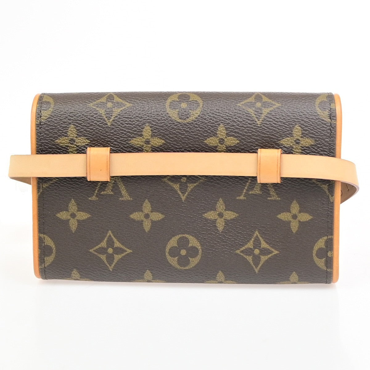 LOUIS VUITTON Pochette Florentine Bum Bag Monogram Leather Brown M51855 93KD131