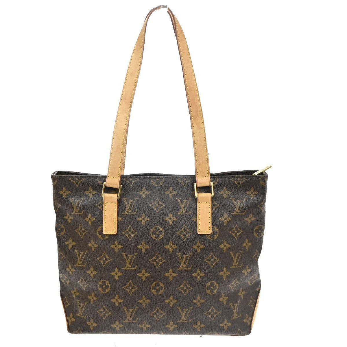 LOUIS VUITTON Cabas Piano Shoulder Bag Monogram Leather Brown M51148 71SA140