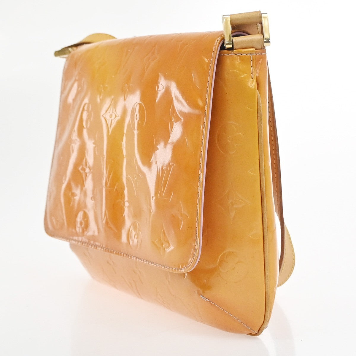 LOUIS VUITTON Thompson Street Shoulder Bag Monogram Vernis Rose M91070 61KC798
