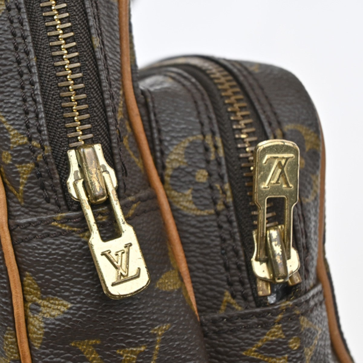 LOUIS VUITTON Mini Amazon Shoulder Bag Monogram Leather Brown M45238 86SA036