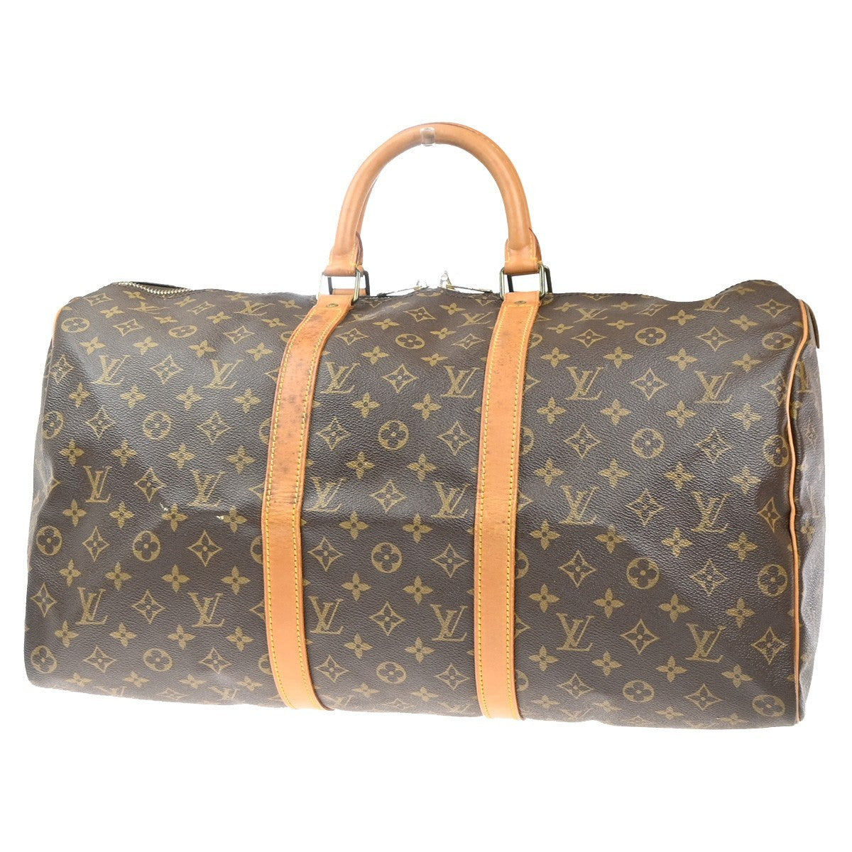 LOUIS VUITTON Keepall 50 Travel Hand Bag Monogram Leather Brown M41426 79MA435