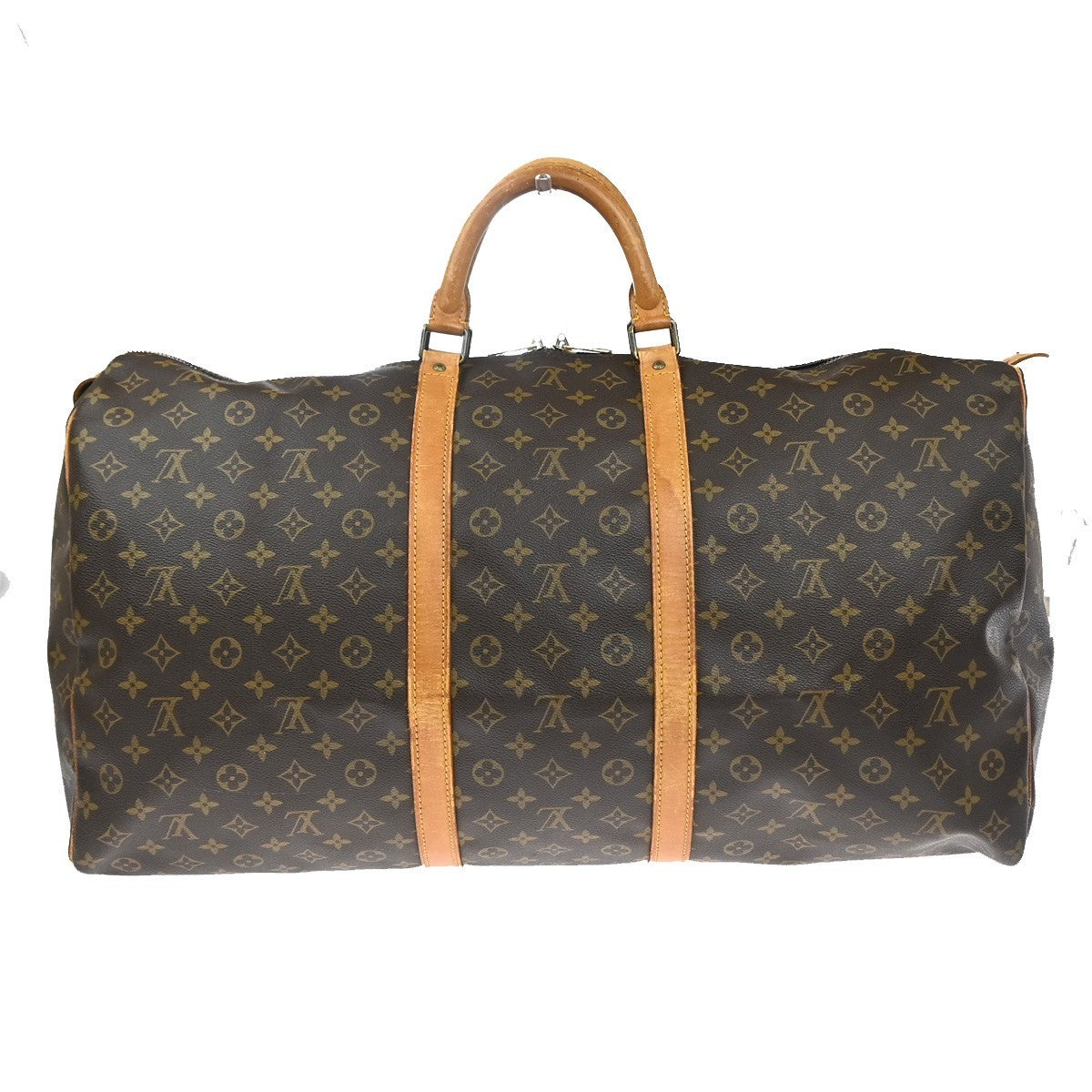 LOUIS VUITTON Keepall 60 Travel Hand Bag Monogram Leather Brown M41422 70MA525