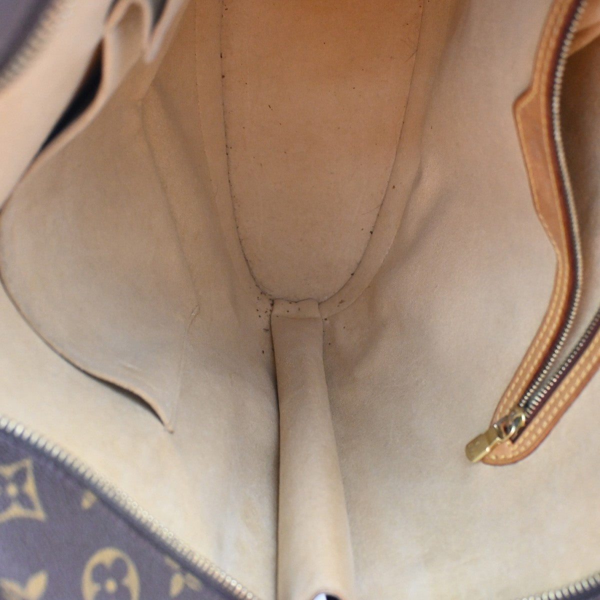 LOUIS VUITTON BABYLONE Shoulder Bag Monogram Leather Brown France M51102 84SA030