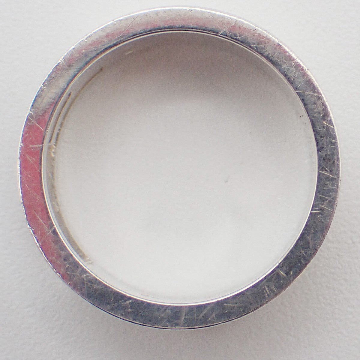 GUCCI G Logo Ring Silver 925 Size JP16 US8 Italy Accessory Italy 09KD093