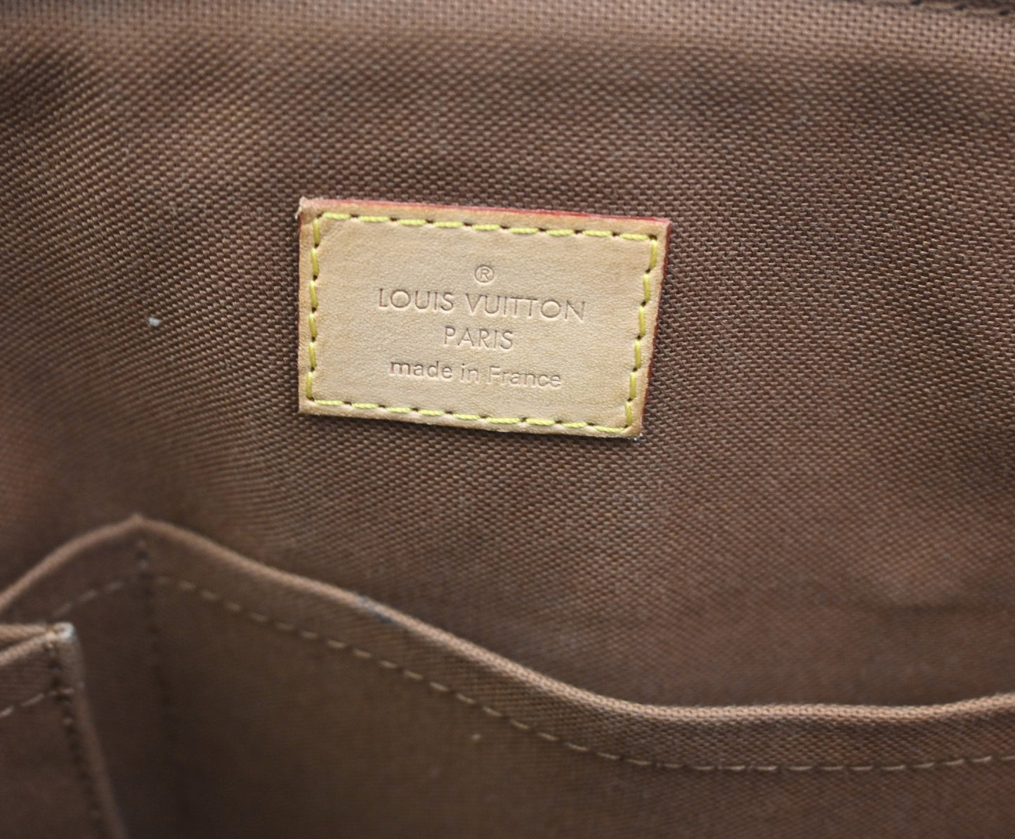 LOUIS VUITTON LV Tivoli GM Shoulder Bag Monogram Leather Brown M40144 667RL532