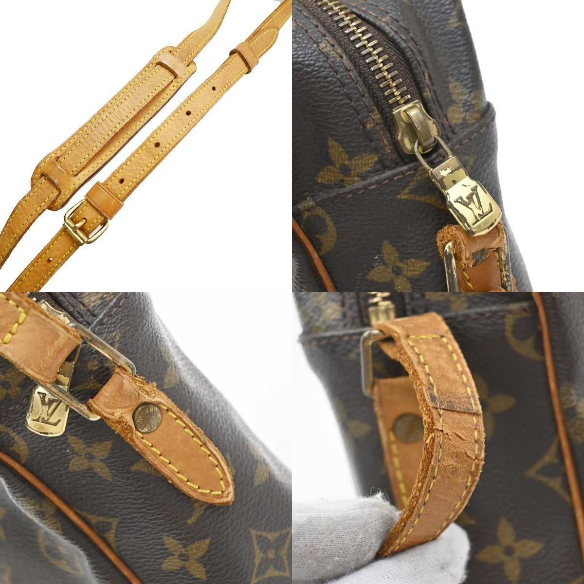 LOUIS VUITTON Trocadero 30 Shoulder Bag Monogram Leather Brown M51272 86EG307