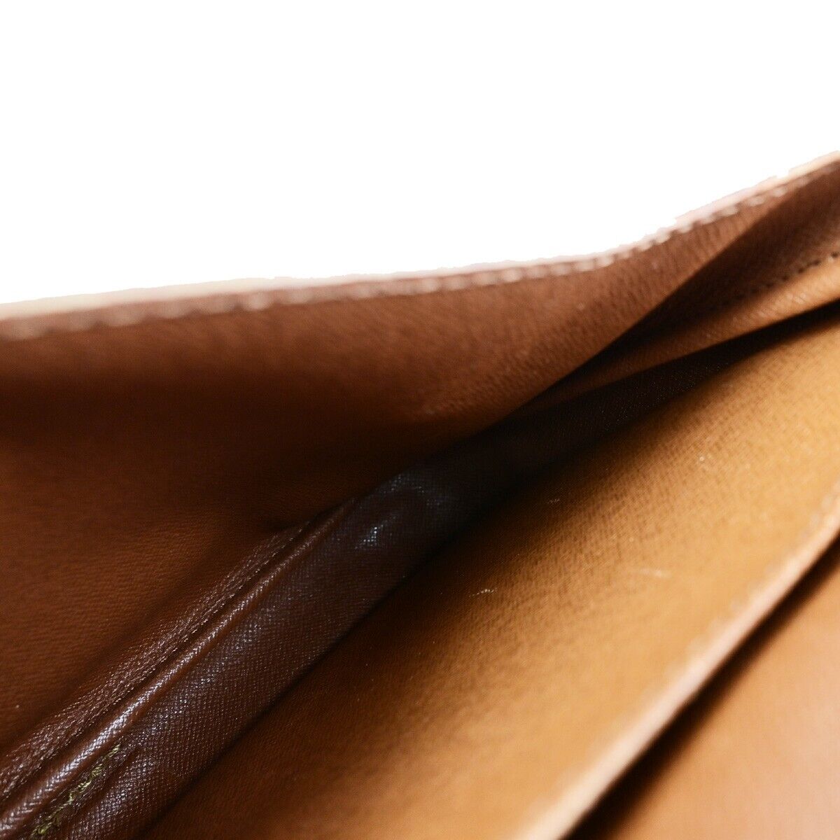 LOUIS VUITTON Cartouchiere GM Shoulder Bag Monogram Leather Brown M51252 67EC980
