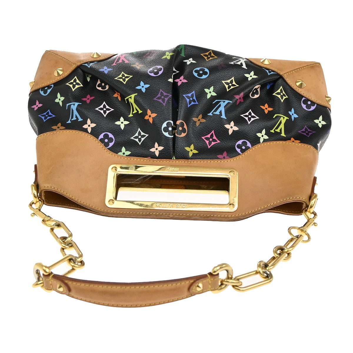 LOUIS VUITTON Judy MM Chain Hand Bag Monogram Multi Leather BK M40256 54RL420