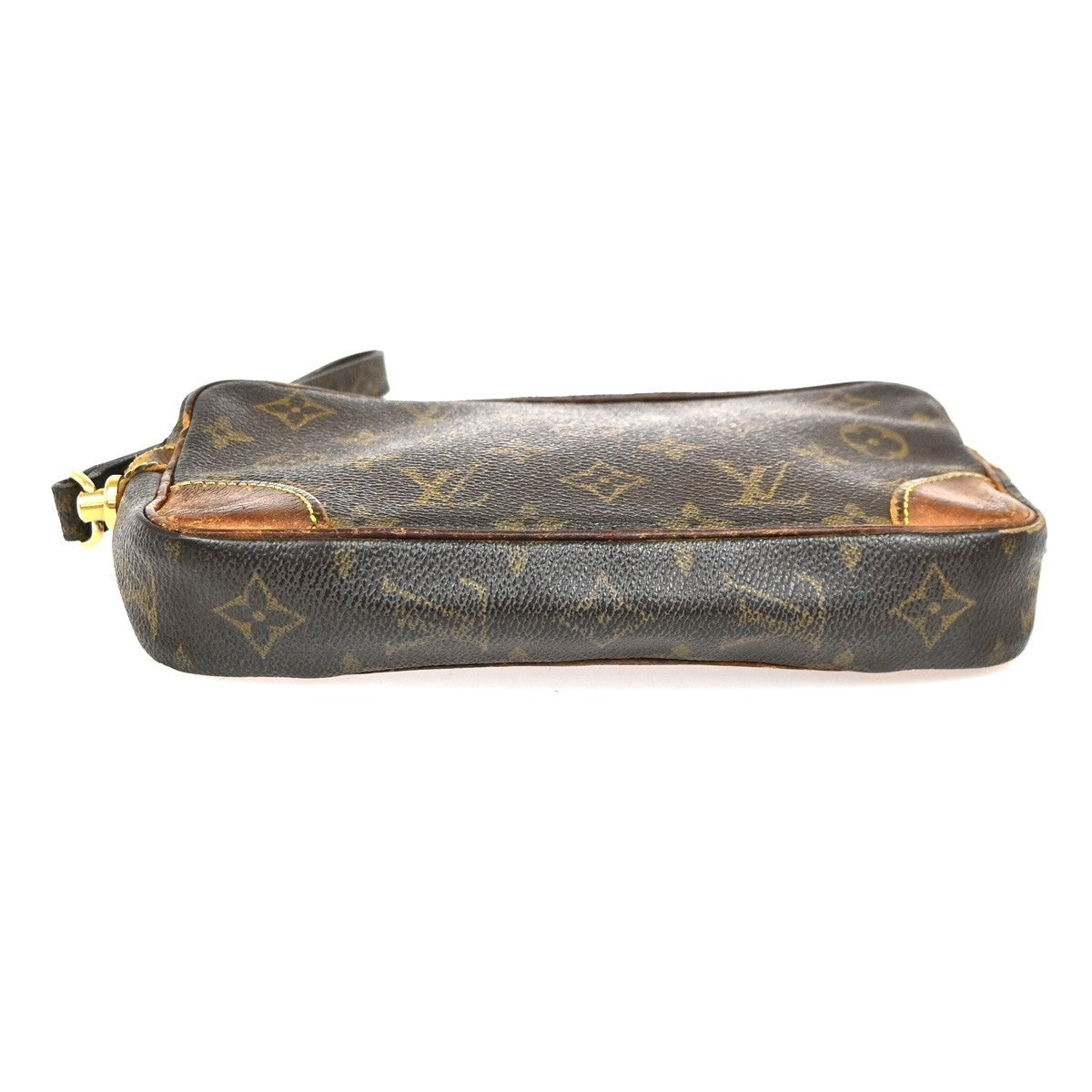 LOUIS VUITTON Marly Dragonne PM Clutch Hand Bag Monogram Leather M51827 07KD186
