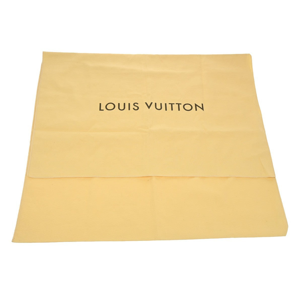 LOUIS VUITTON Logo 11 Set Dust Bag Shoe bag Canvas Cotton Beige Brown BK 09KP554