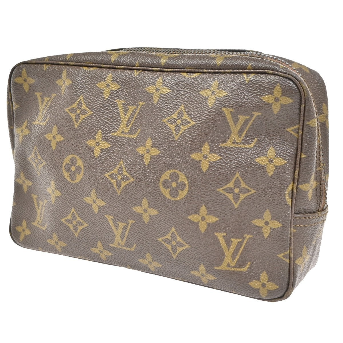 LOUIS VUITTON Trousse Toilette 23 Clutch Hand Bag Monogram Brown M47524 69CB010