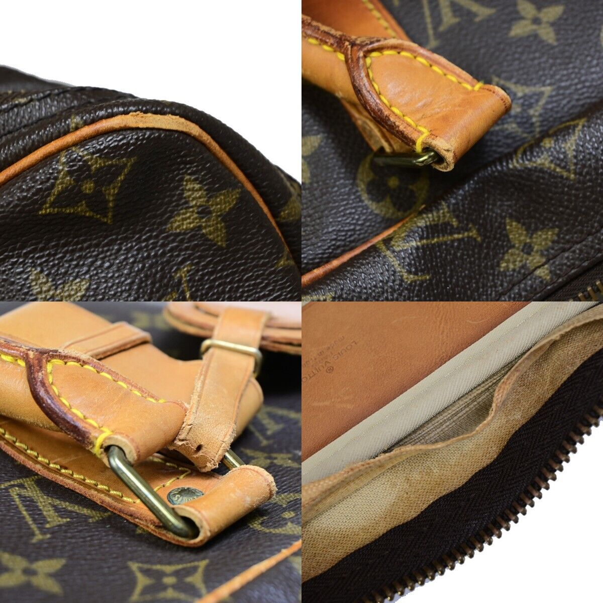 LOUIS VUITTON Sac 24 Heures Travel Hand Bag Monogram Leather BN M41387 33EB519